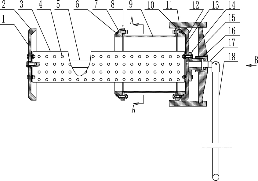 Mark sample block carbonizing device for wood carbonizing kiln