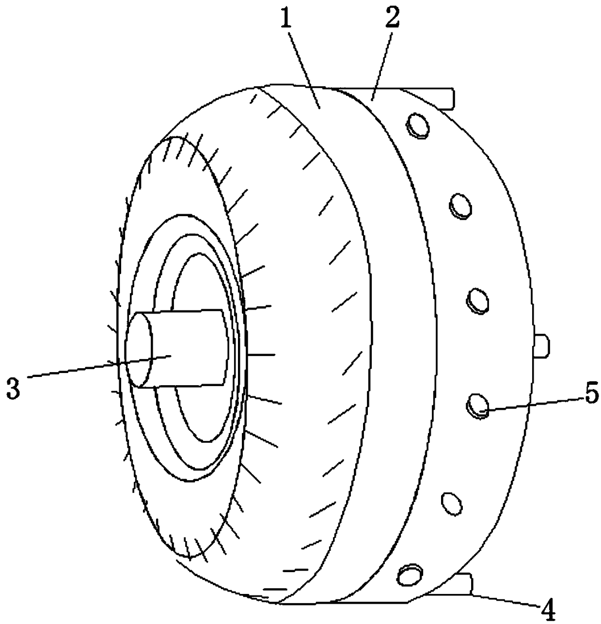 Engine transmission hydraulic torque converter