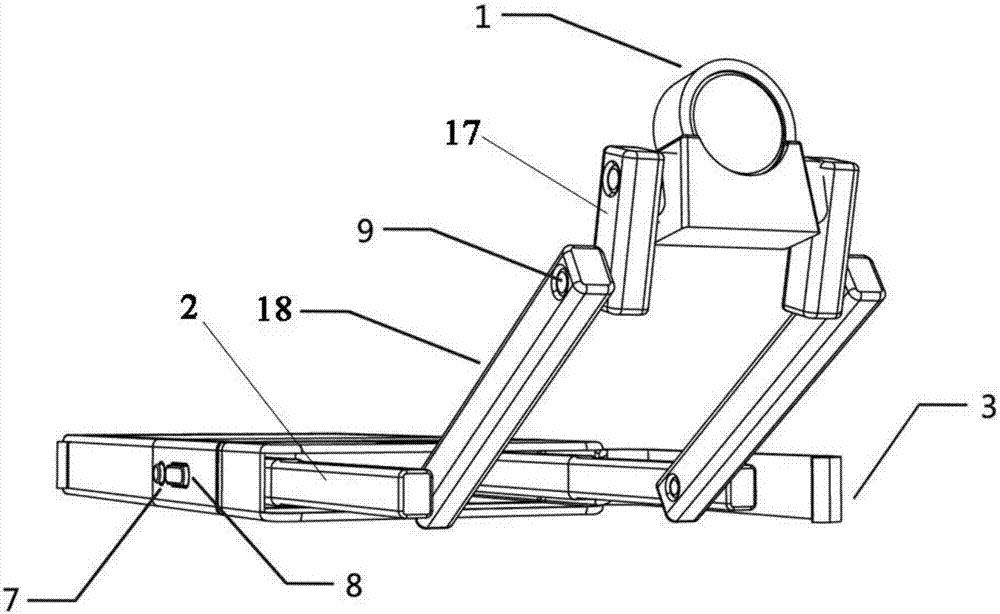 Improved structure of self-photographing camera