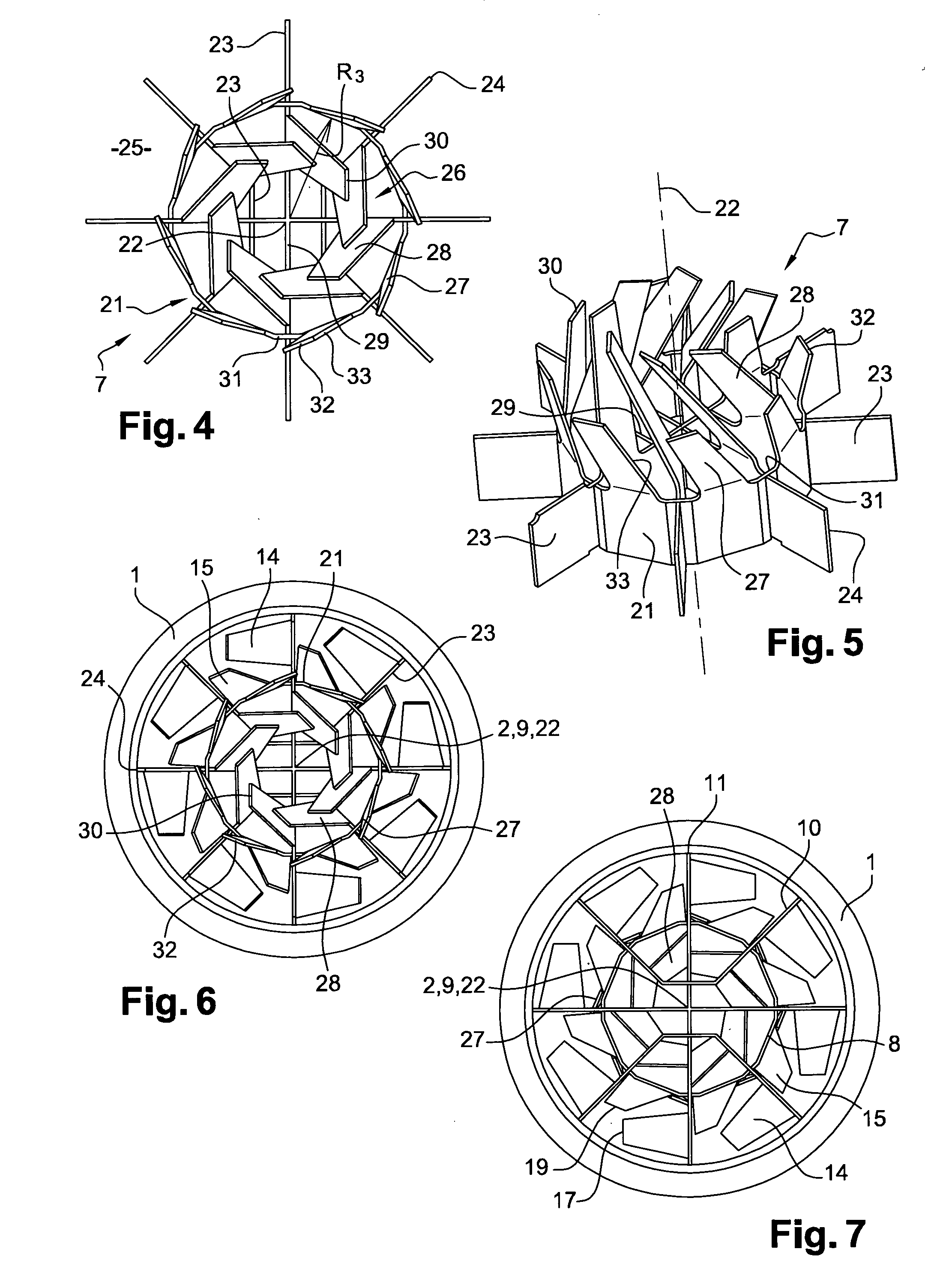 Mixing system for an exhaust gases after-treatment arrangement