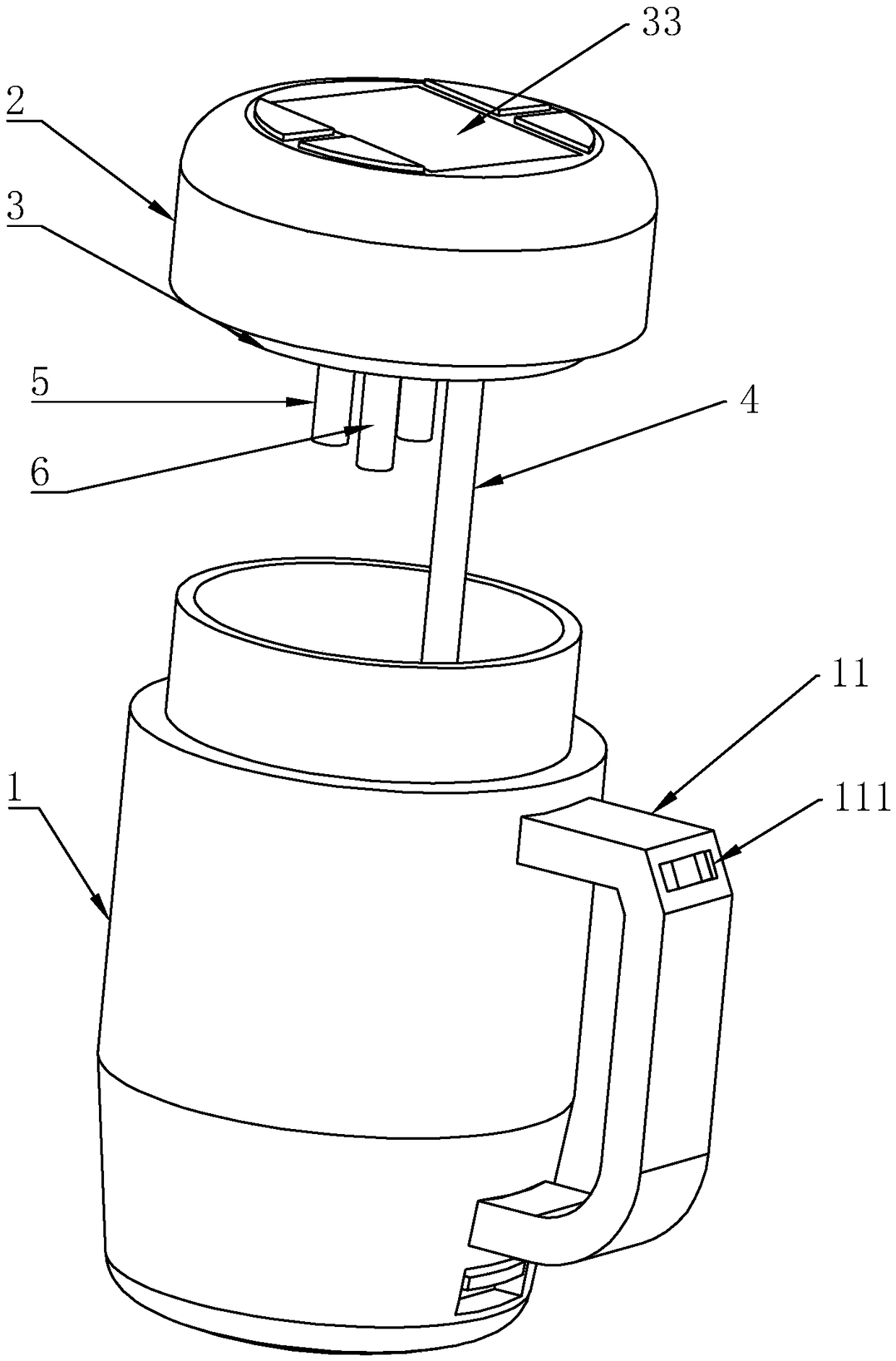 Intelligent thermos cup with drinking water quantity monitoring