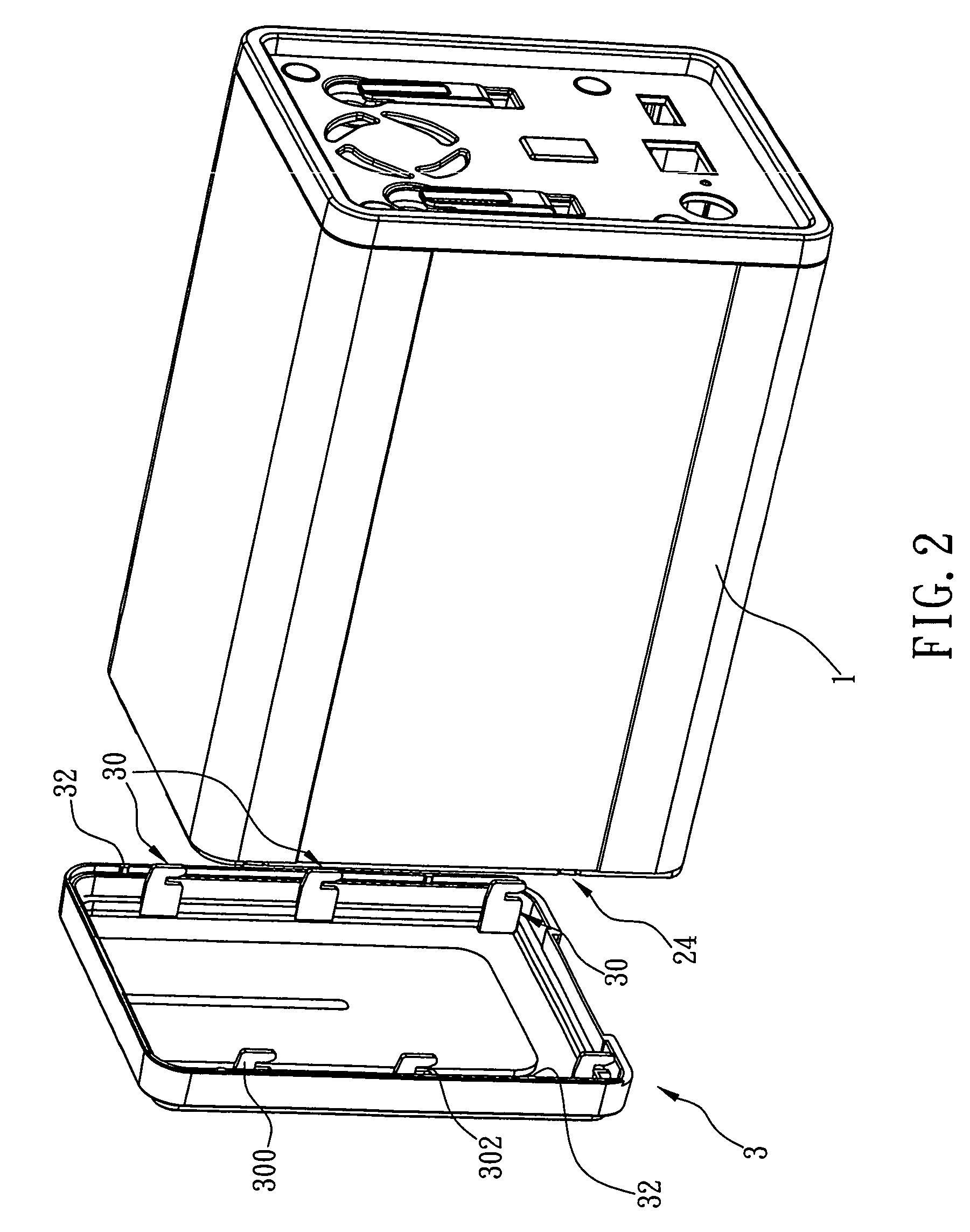 External box for hard disk drives