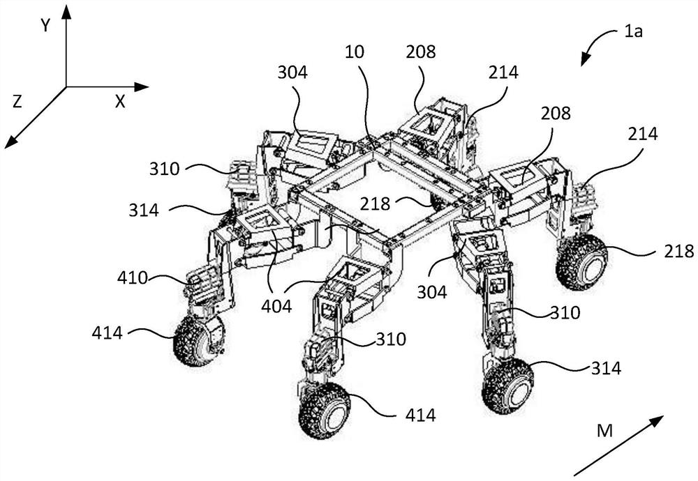 Six-wheel bionic chassis