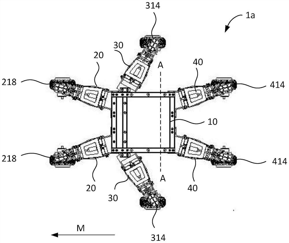 Six-wheel bionic chassis