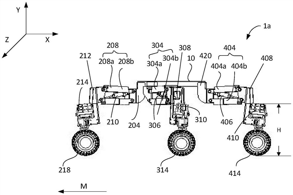 Six-wheel bionic chassis