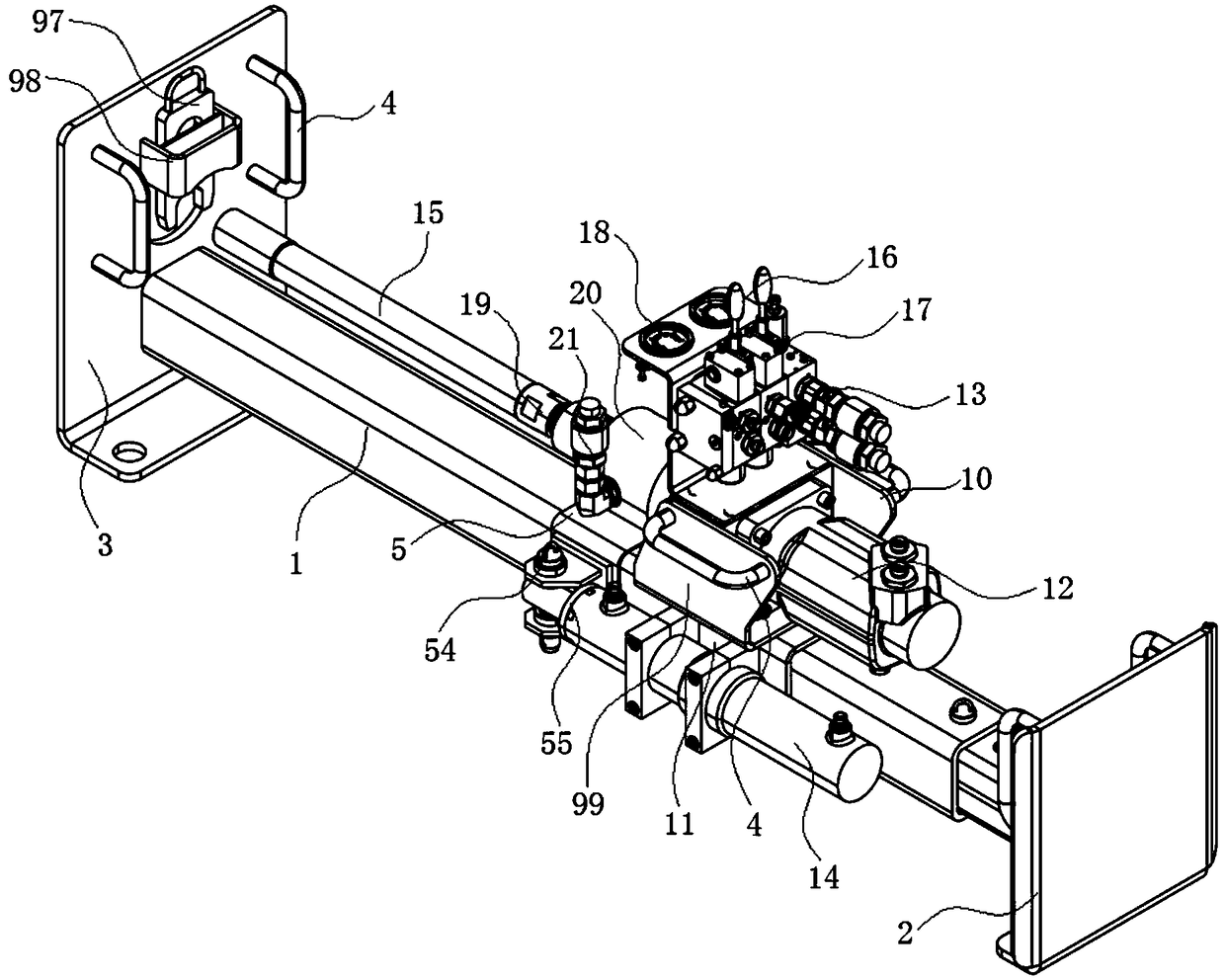 Non-excavation inspection well drilling rig device