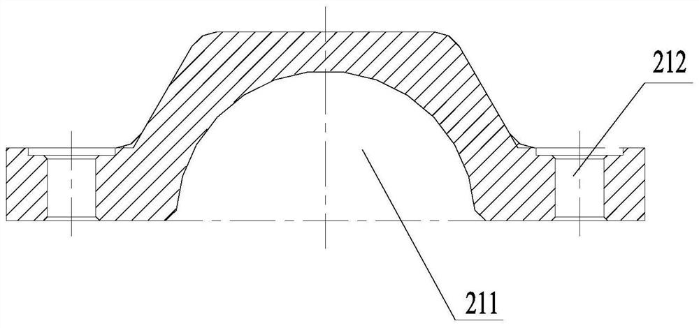 An engine mount support structure