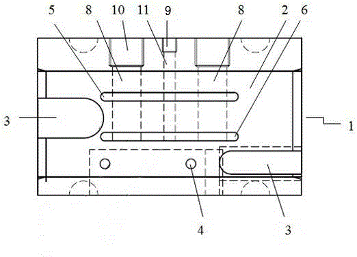 Working platform of plate passive surface acoustic wave filter