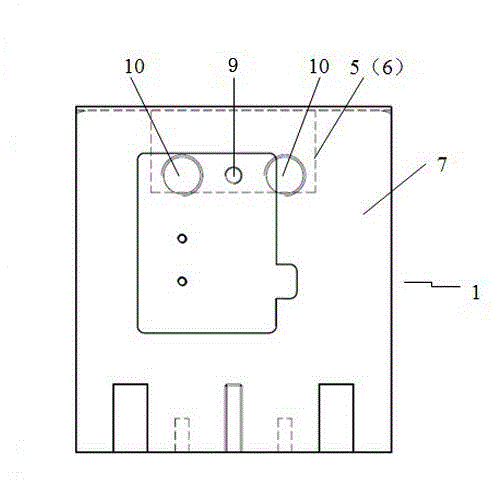 Working platform of plate passive surface acoustic wave filter