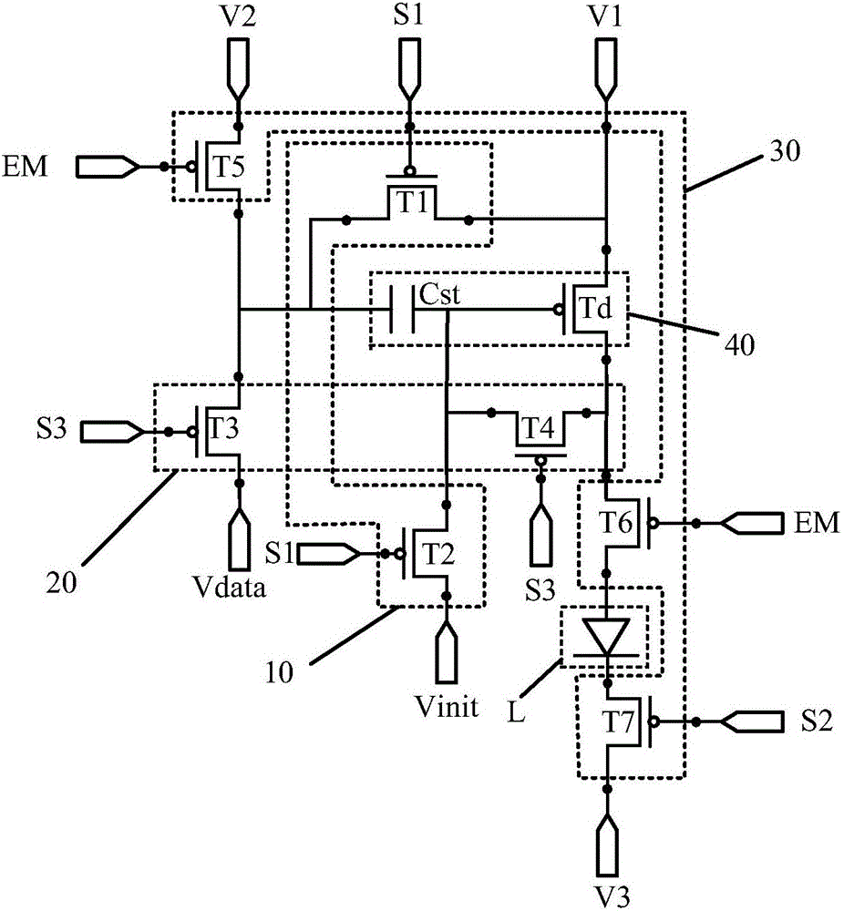 OLED pixel circuit, driving method of OLED pixel circuit and display device