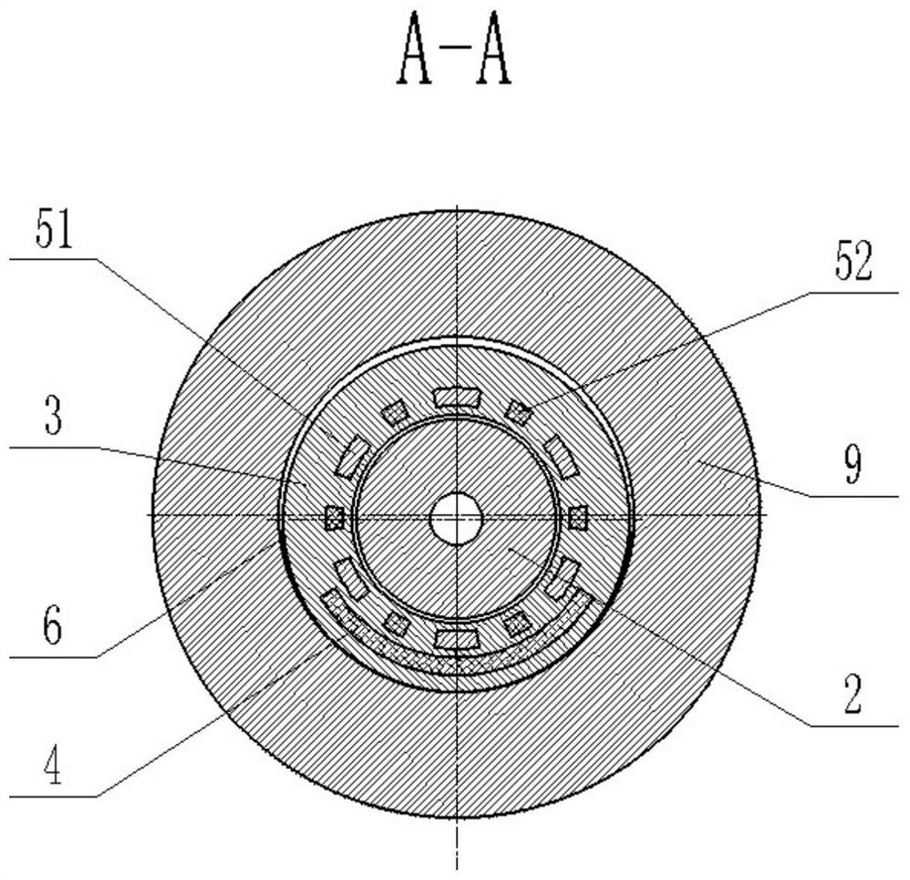 Horizontal high-temperature-resistant multi-section control drum