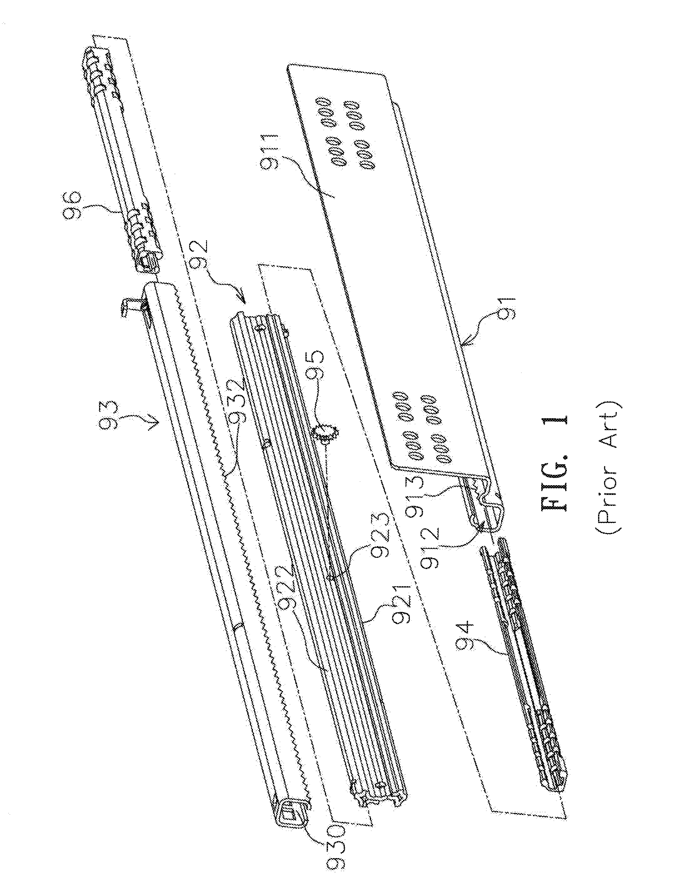 Track-based synchronous interlinking device