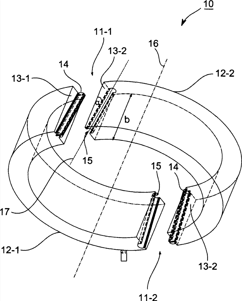 Split type bearing cage connection scheme