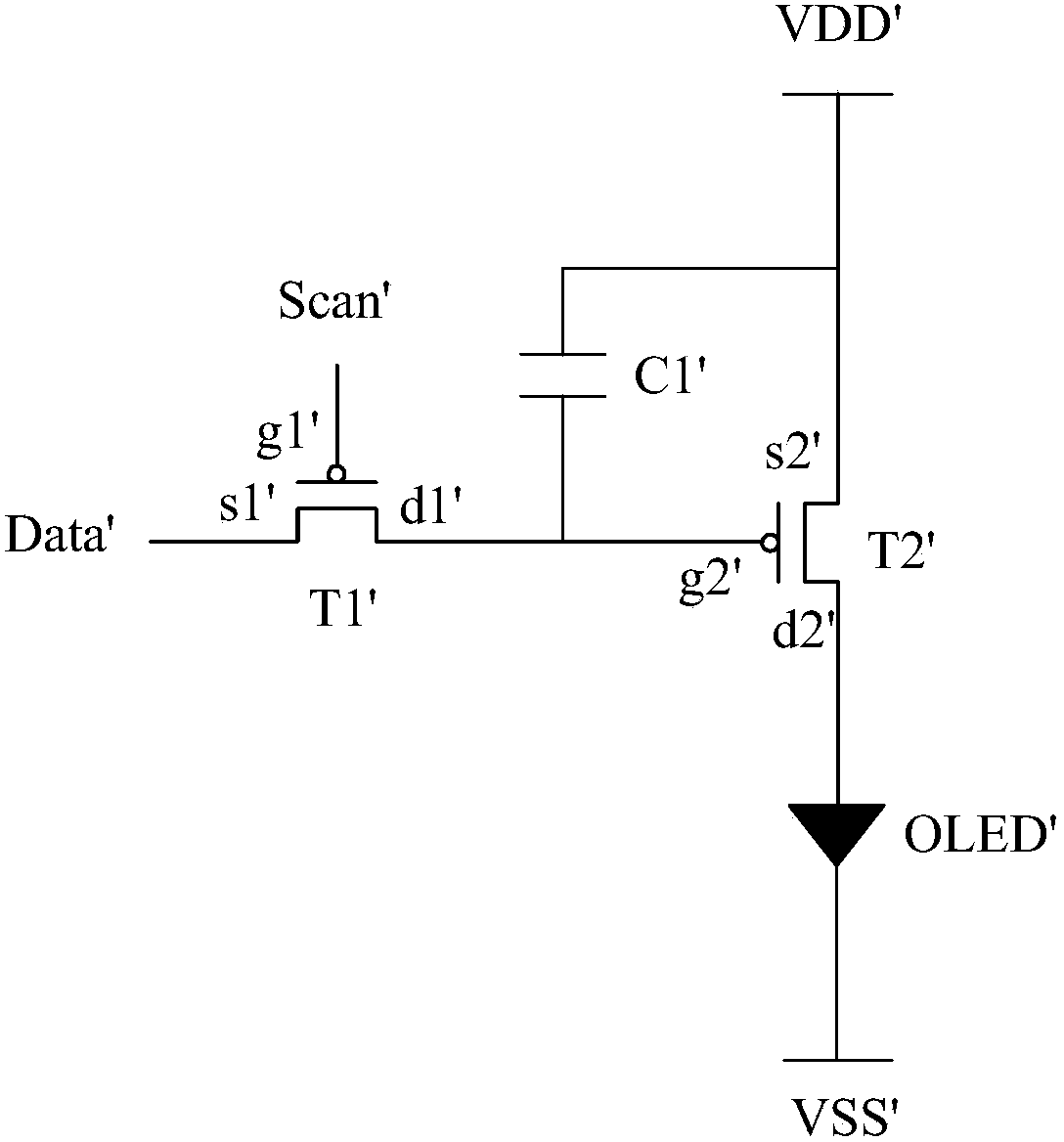Pixel driving circuit and method for organic light emitting diode