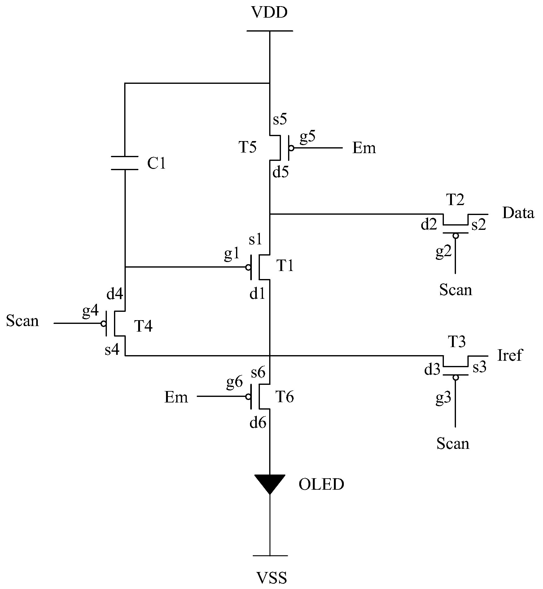 Pixel driving circuit and method for organic light emitting diode