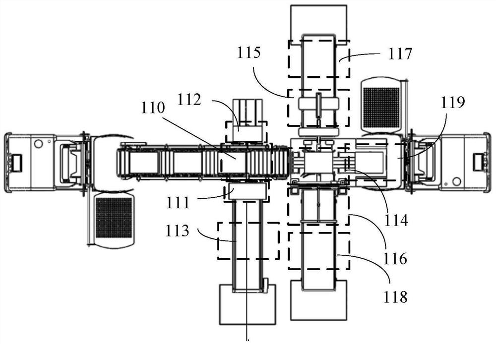 Fiber bag belt removing and bag opening machine and method for straight bale plucker