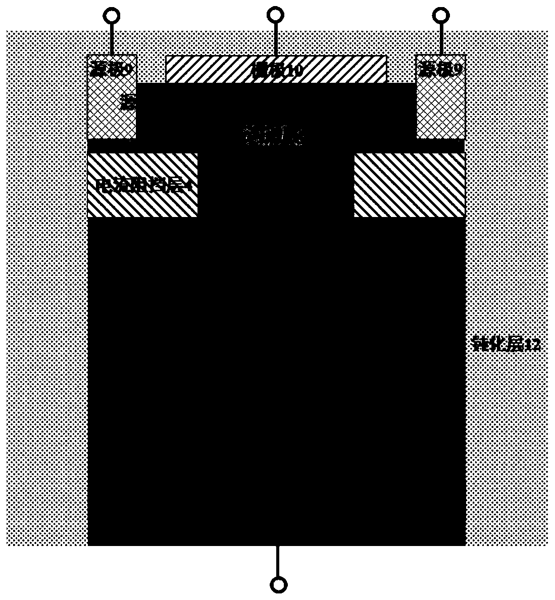 Vertical power device based on gate field plate and drain field plate and its manufacturing method