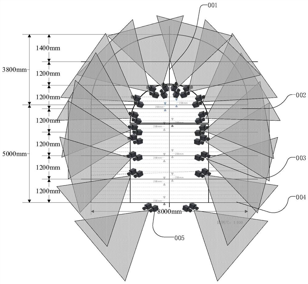 Vehicle-mounted railway tunnel detection system based on machine vision