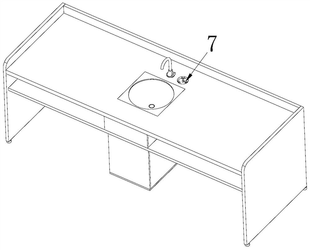 Laboratory wastewater treatment method and environment-friendly treatment device