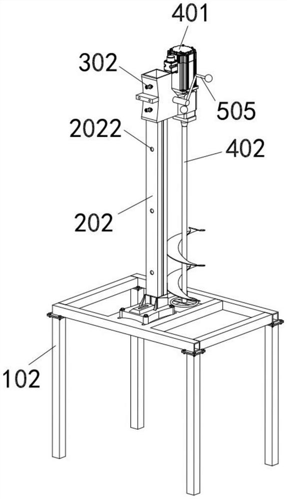 Vertical automatic stirring machine for construction site