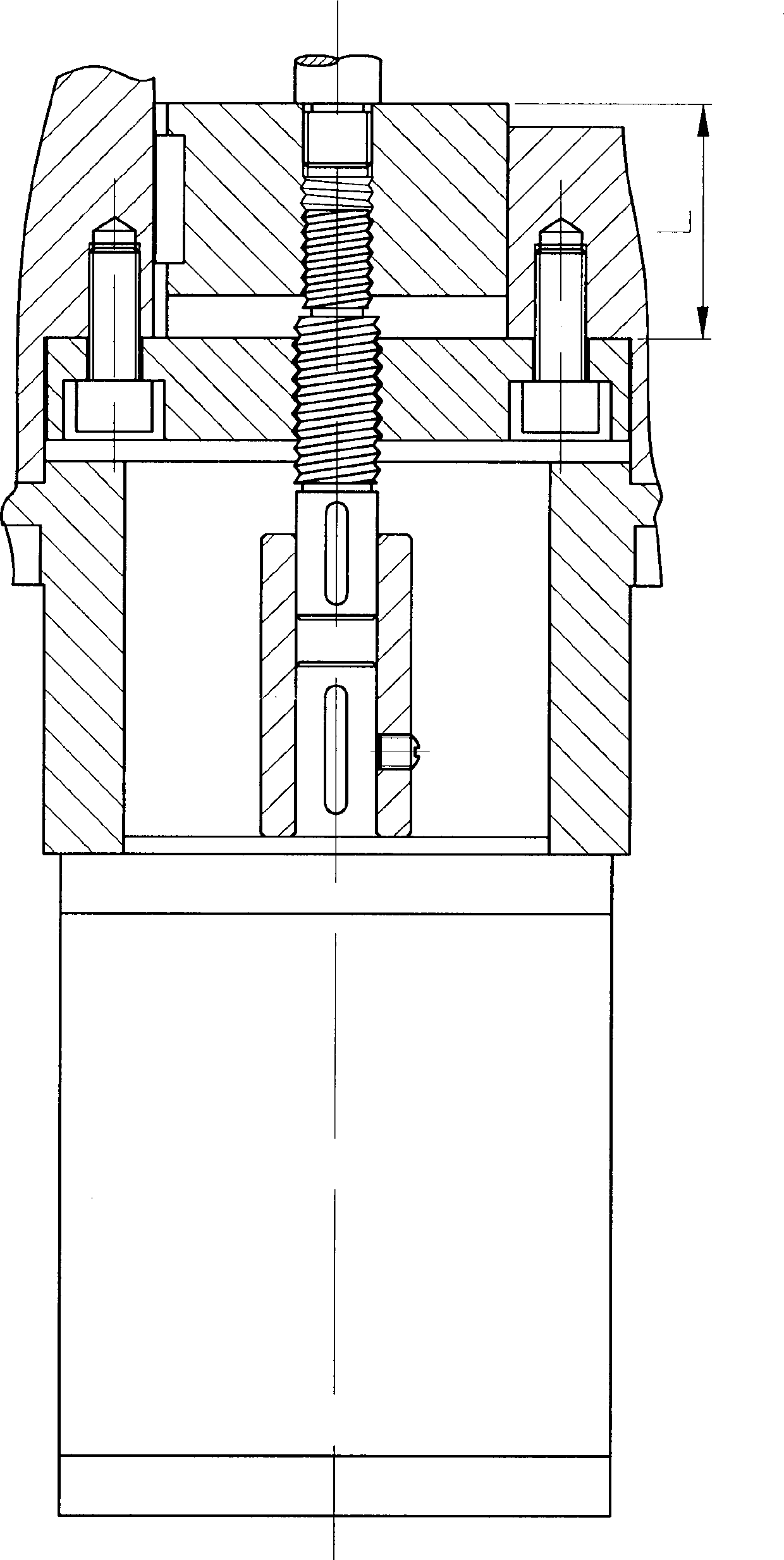 Non-metallic O-shaped ring performance testing device