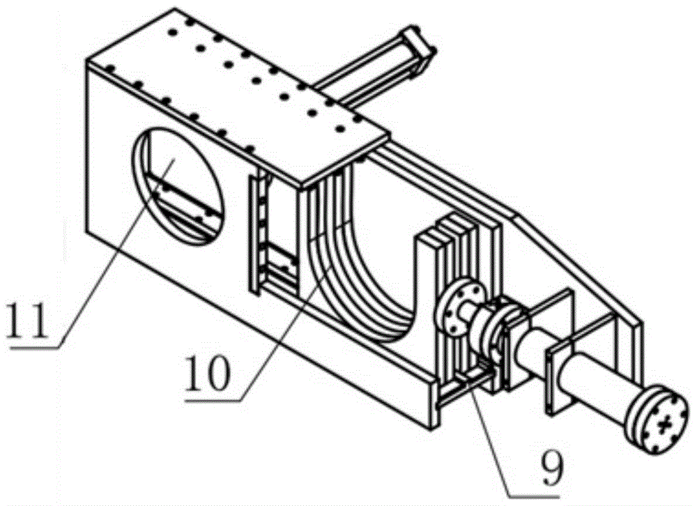 Aluminum alloy extrusion die waste aluminum automatic removal device