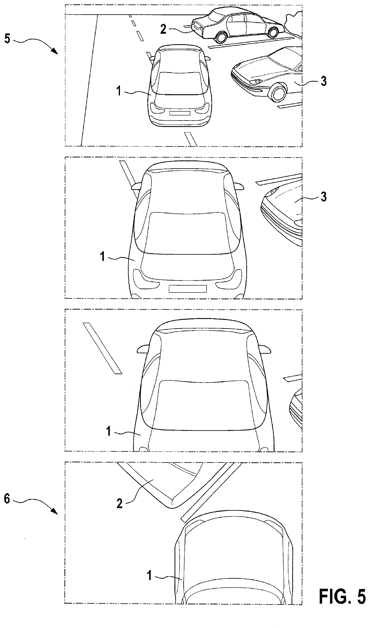 Method for representing the surroundings of a vehicle
