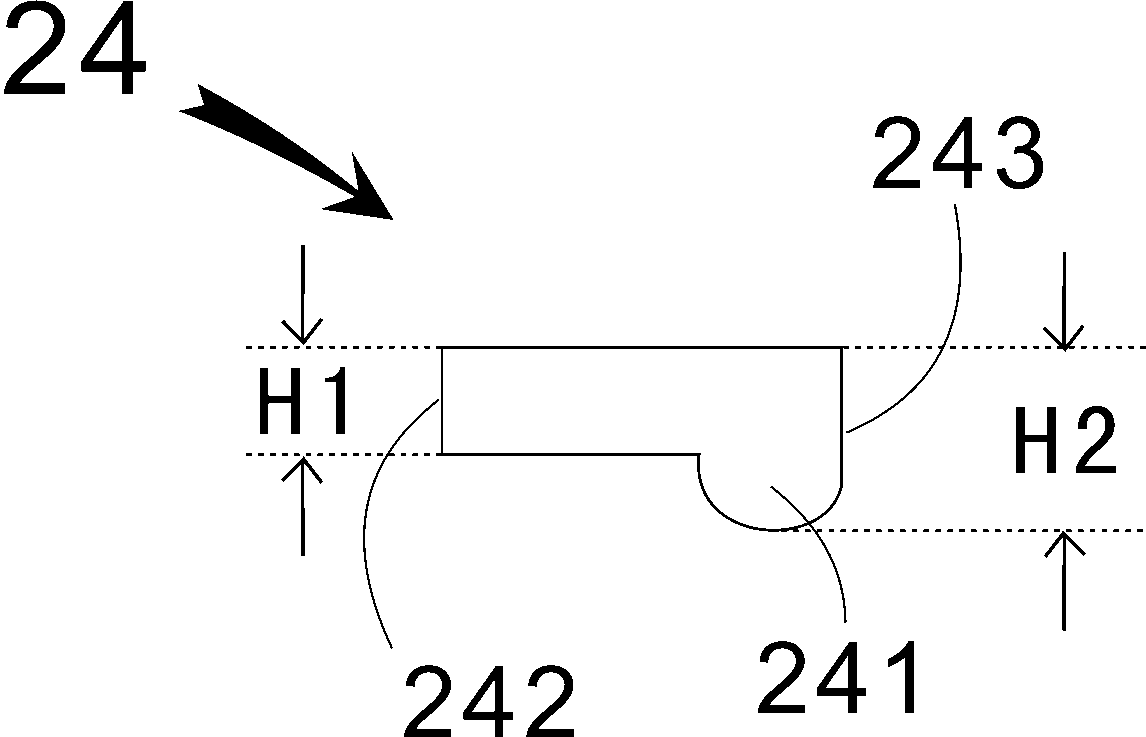 Structural component for fixing auscultator head and fixing part