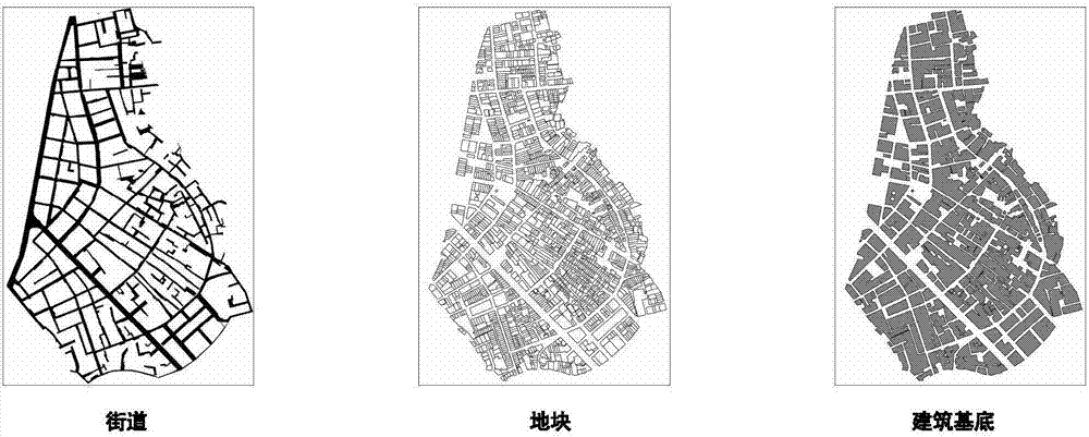 Urban morphology analysis and controlling method based on three elements of plane pattern and fractal calculation
