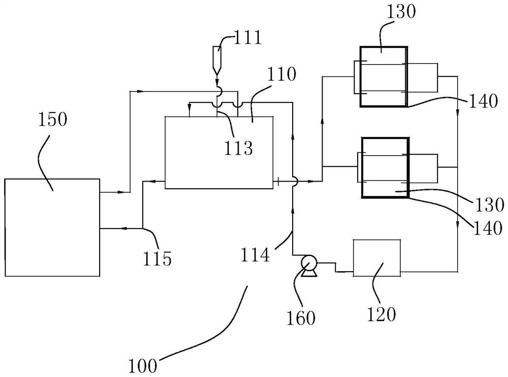 Water cooling device and method for indium casting