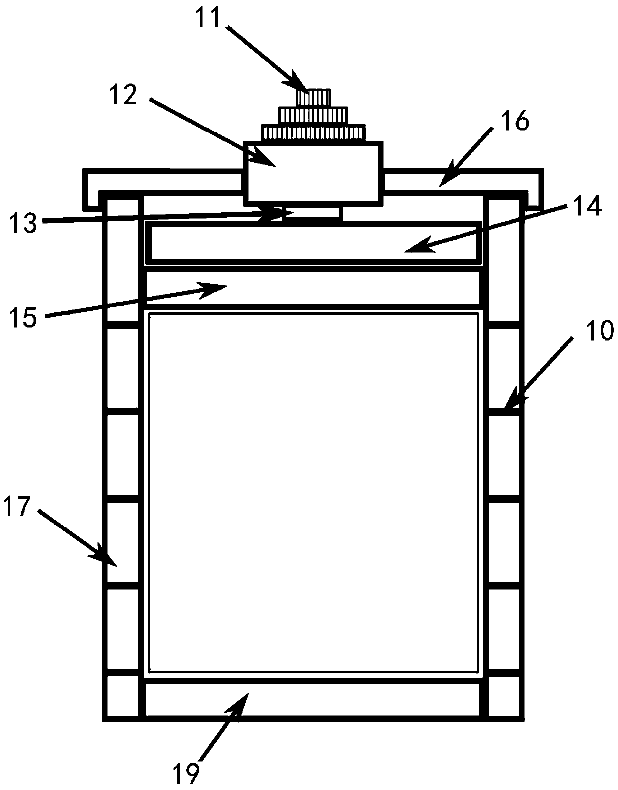 Rock argillization process simulation process under movable water circulation and loading condition, and test method