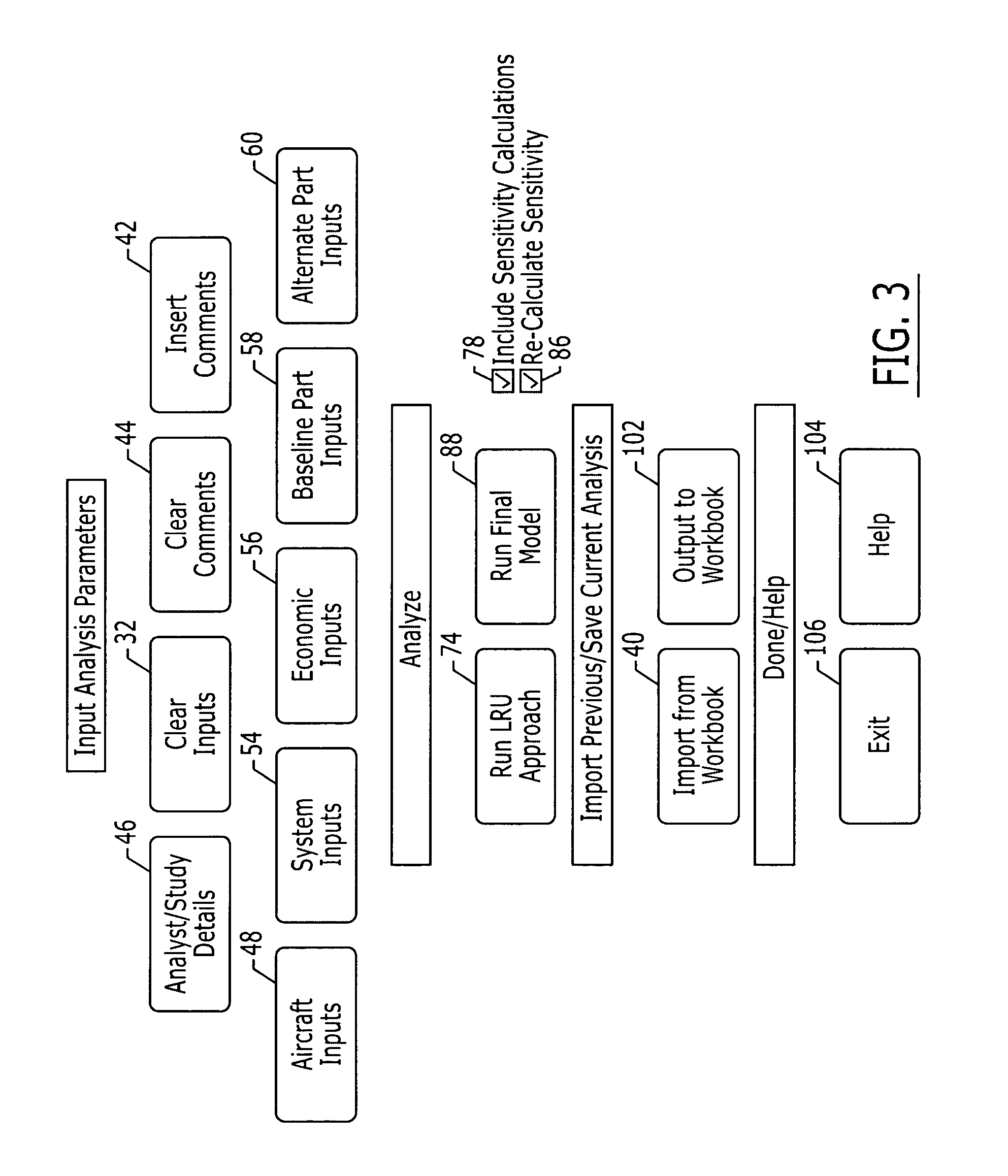 Method and system for evaluating costs of various design and maintenance approaches