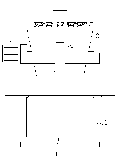 Crystal and mother solution separating device used for polycrystal rock candy