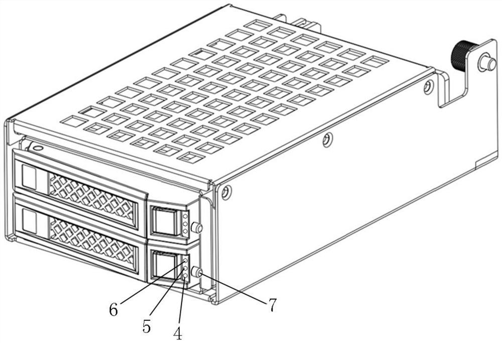 Grouping display server group and grouping display hard disk module thereof