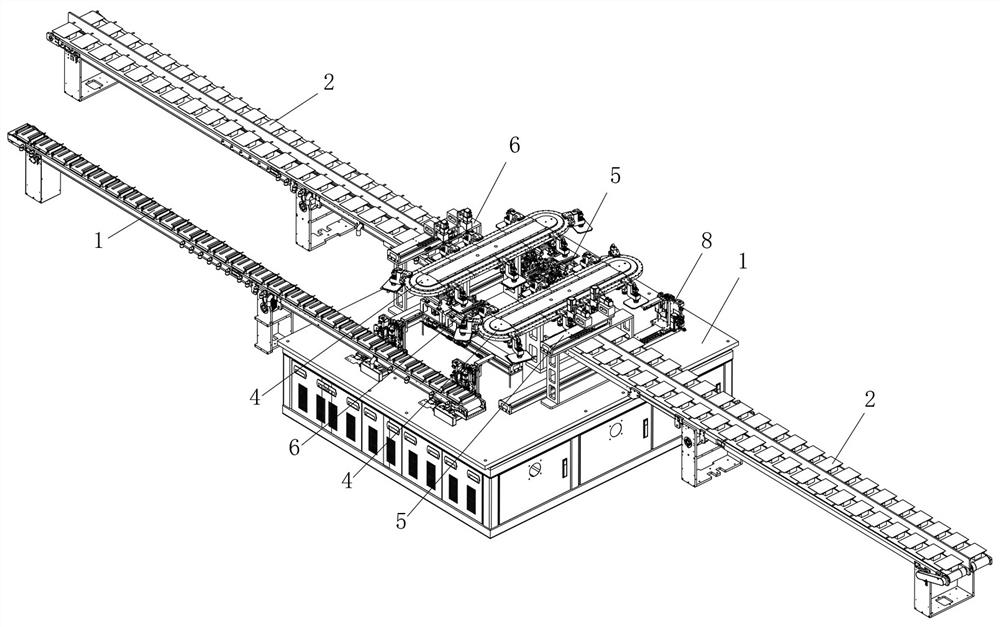 Magnetic suspension type battery cell manufacturing production line and battery cell manufacturing process thereof