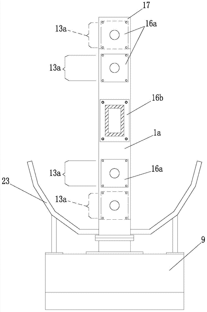 Forming device for bellows
