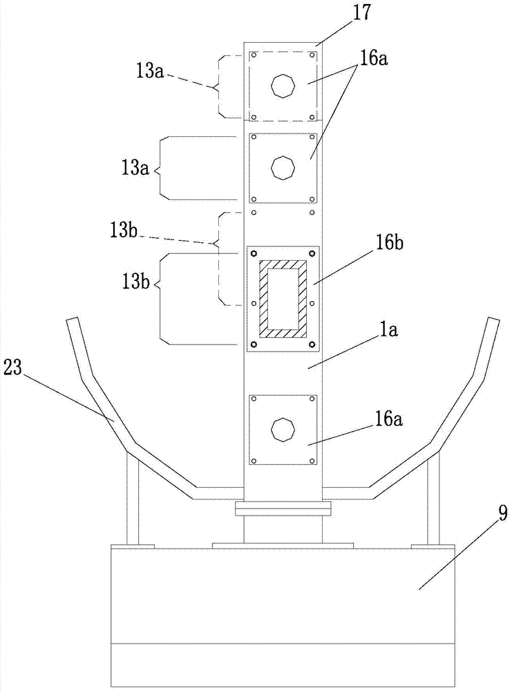 Forming device for bellows