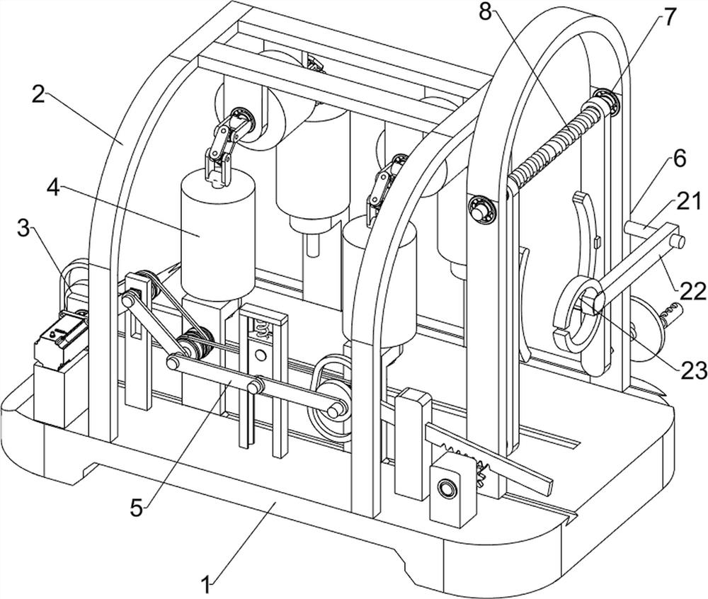 Animal husbandry cow auxiliary massage apparatus