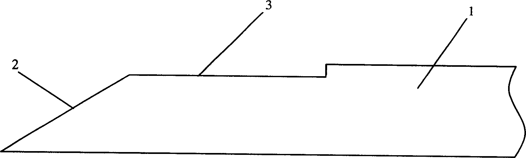 Metal inner needle of detention needle and the detention needle using same