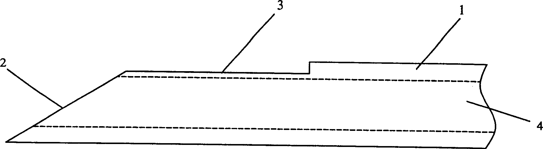 Metal inner needle of detention needle and the detention needle using same