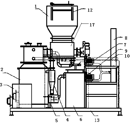 Vibrator control method of biomass gasification power generation system