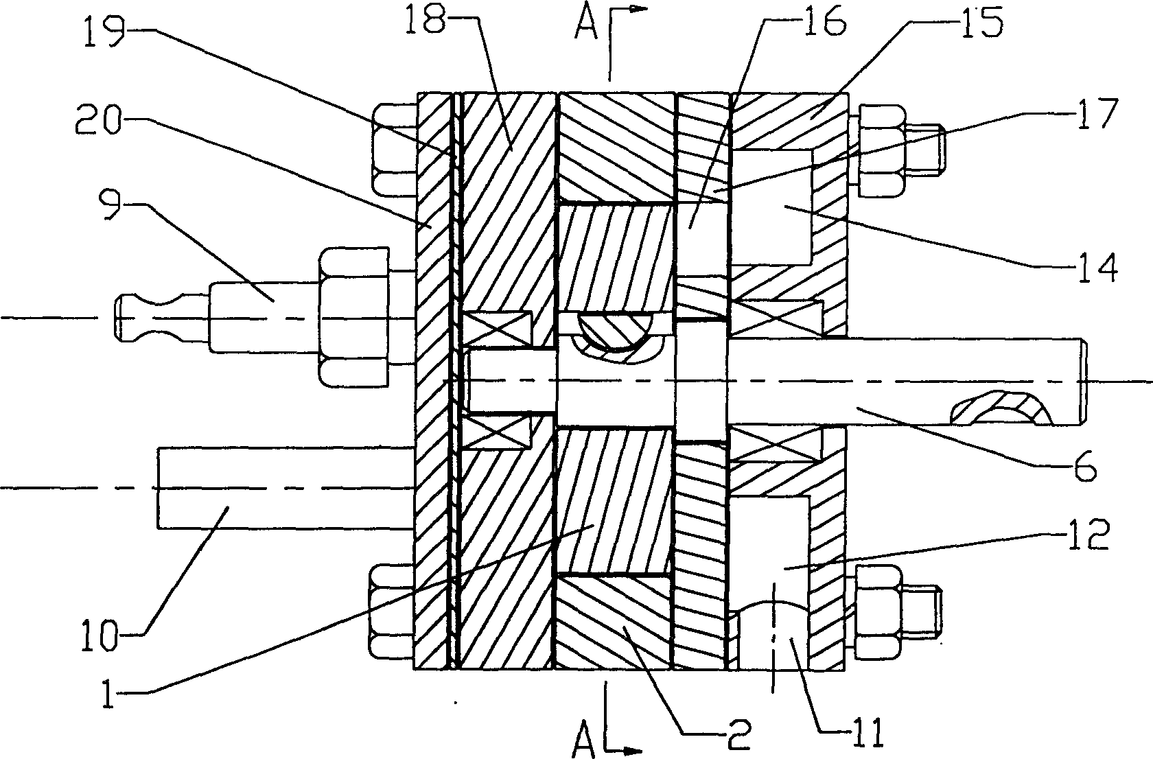 Miniature pendulum internal combustion engine with variable compression ratio
