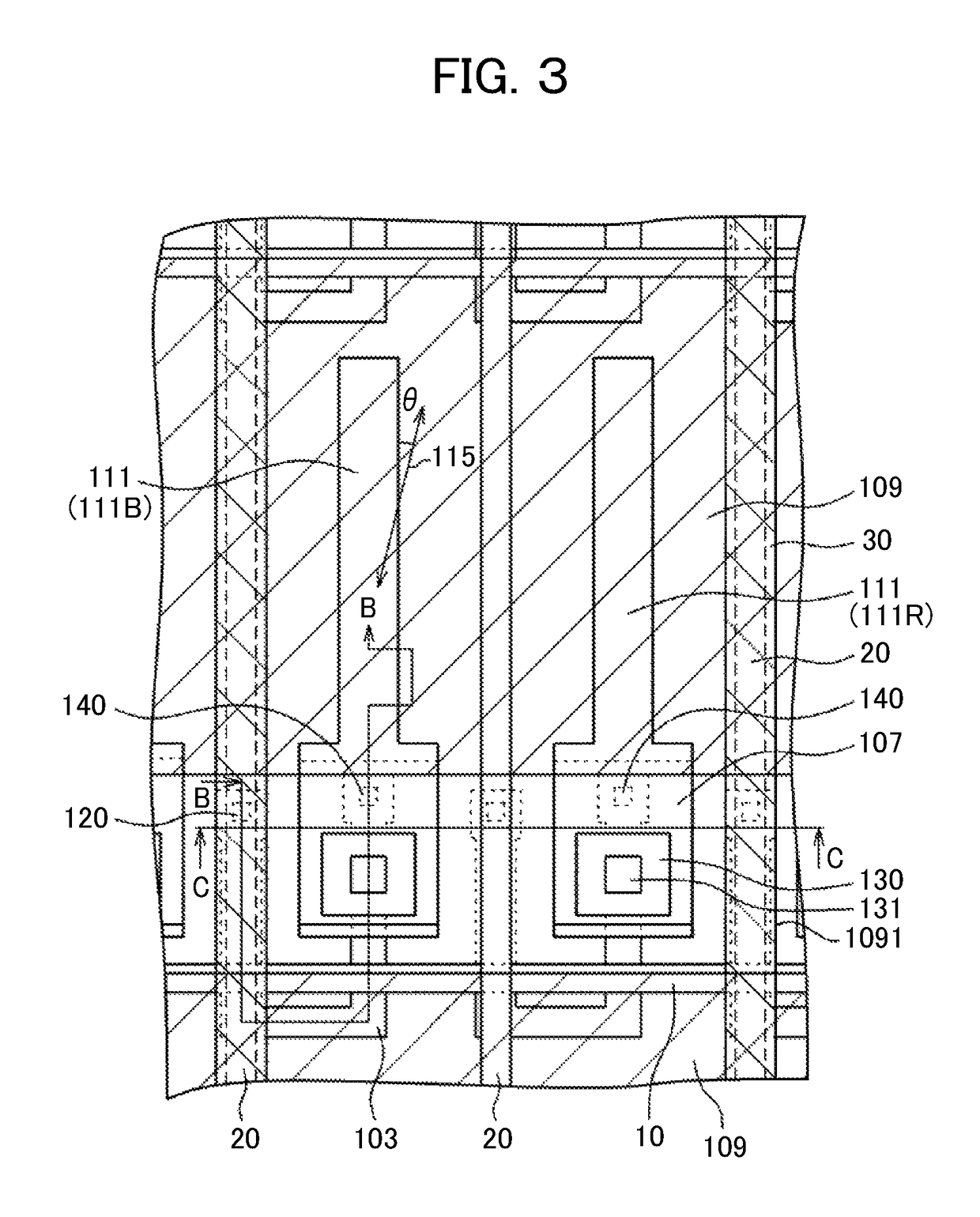 Liquid crystal display device that avoids influence on image quality due to residual ions