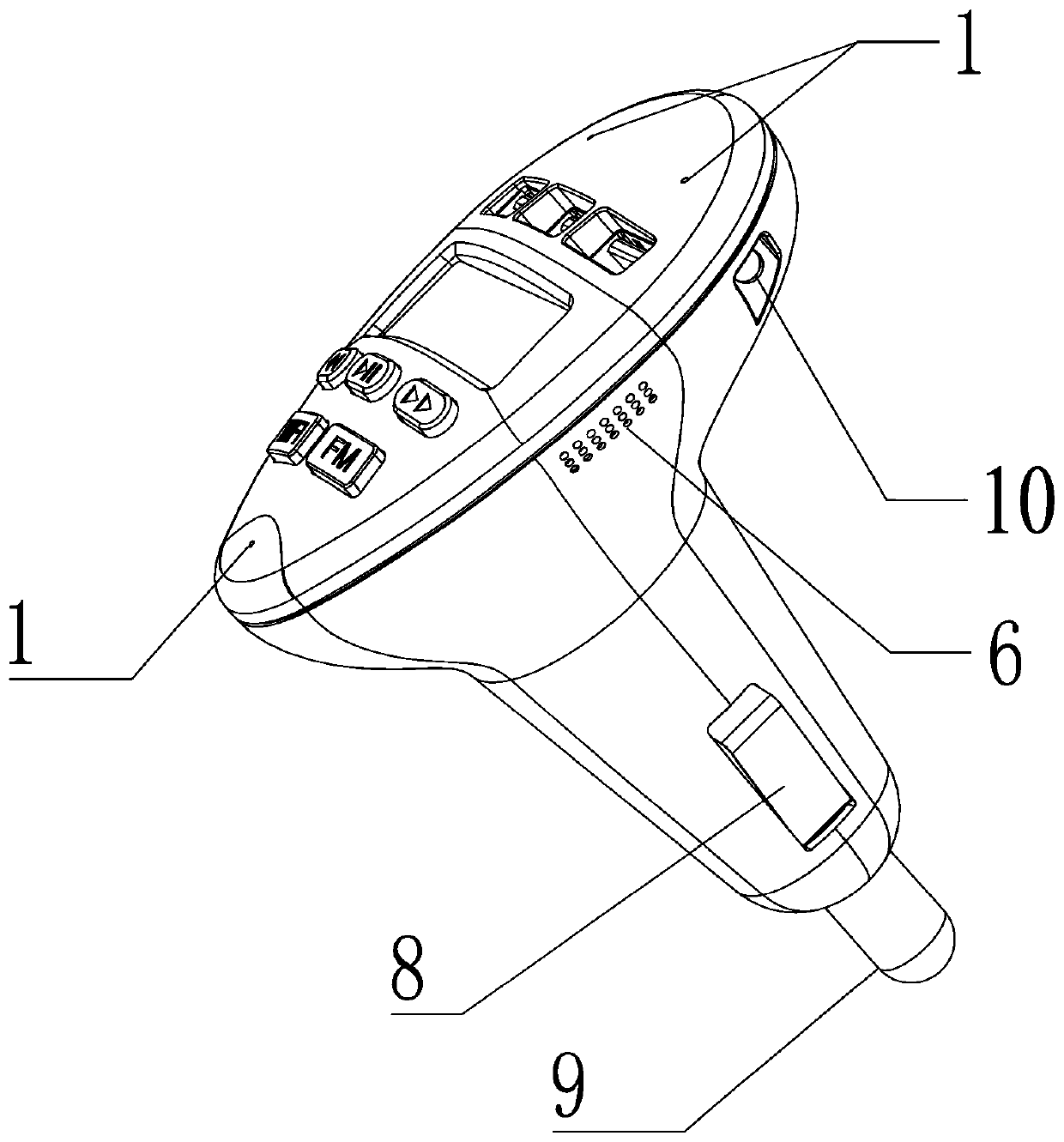 LTE vehicle-mounted intelligent wireless broadband communication terminal device