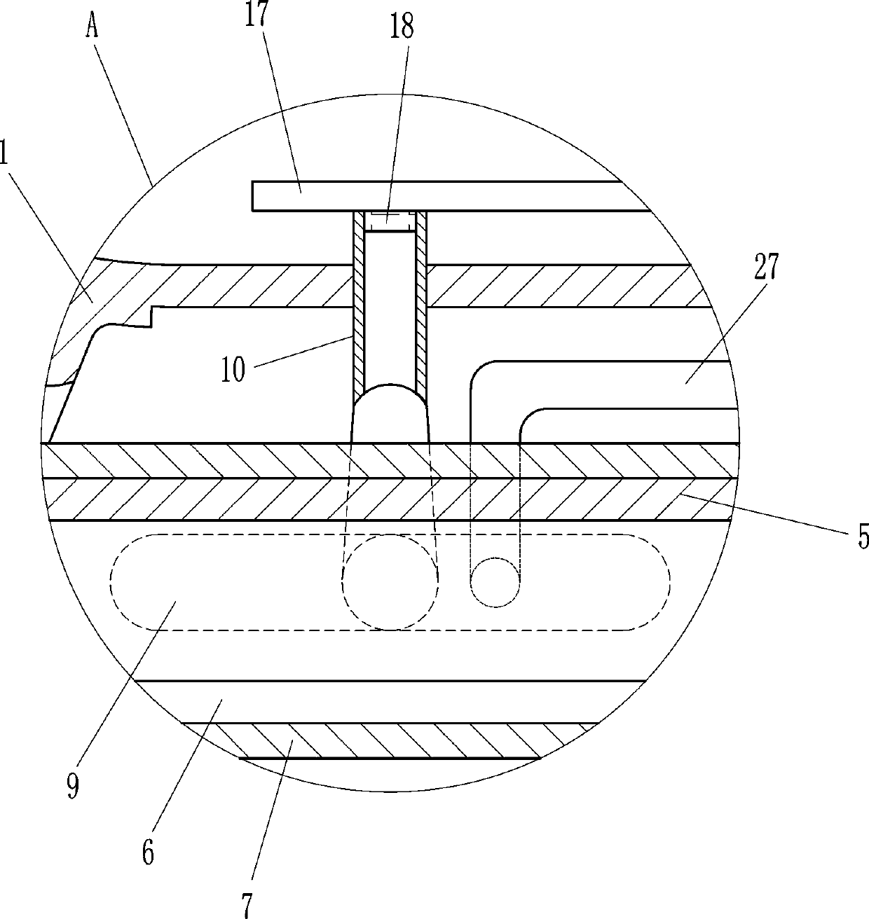 Movable vegetation drip-irrigation equipment