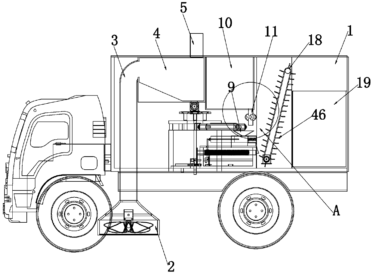 Dust removal device for road and bridge construction