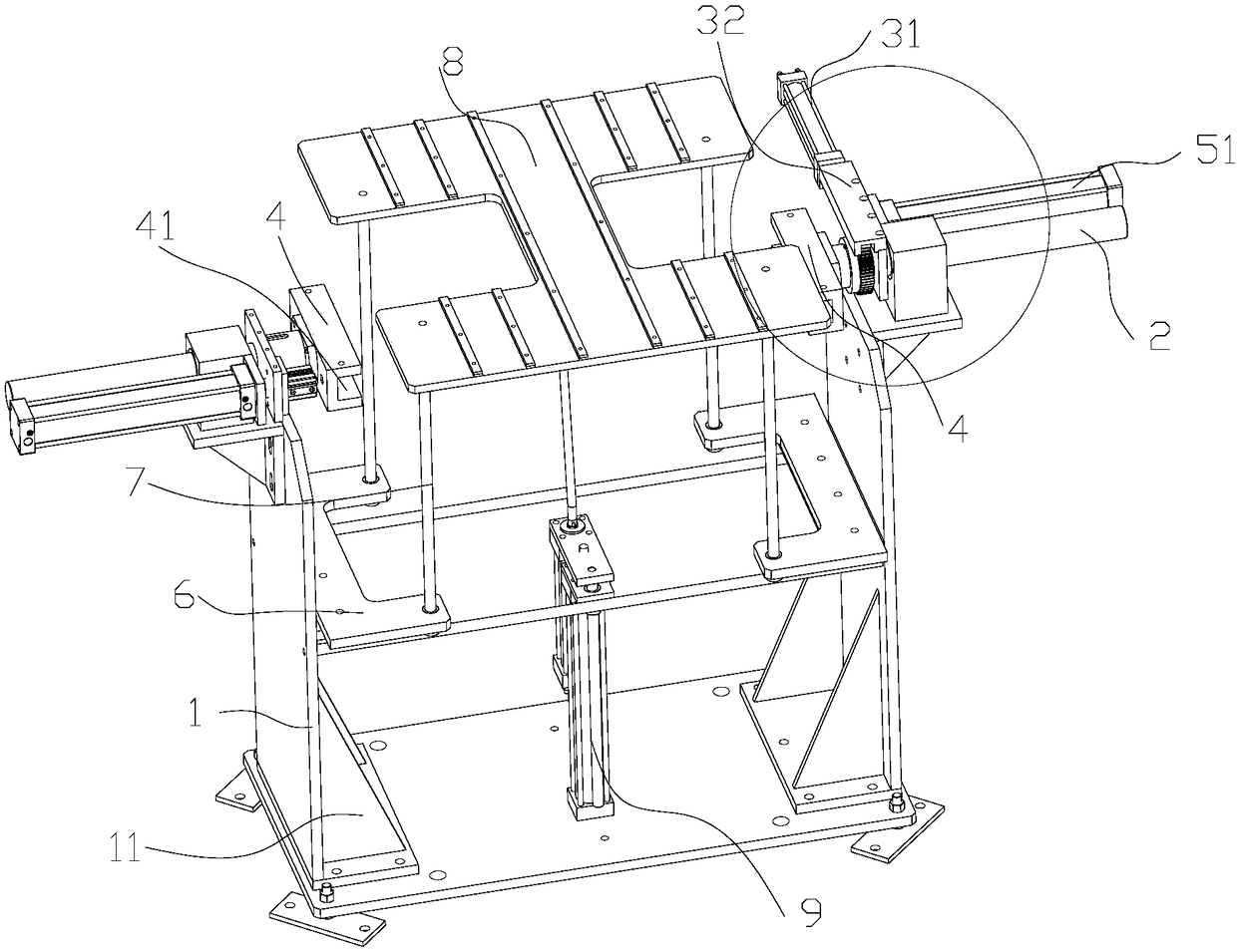 Automatic-feeding overturning device