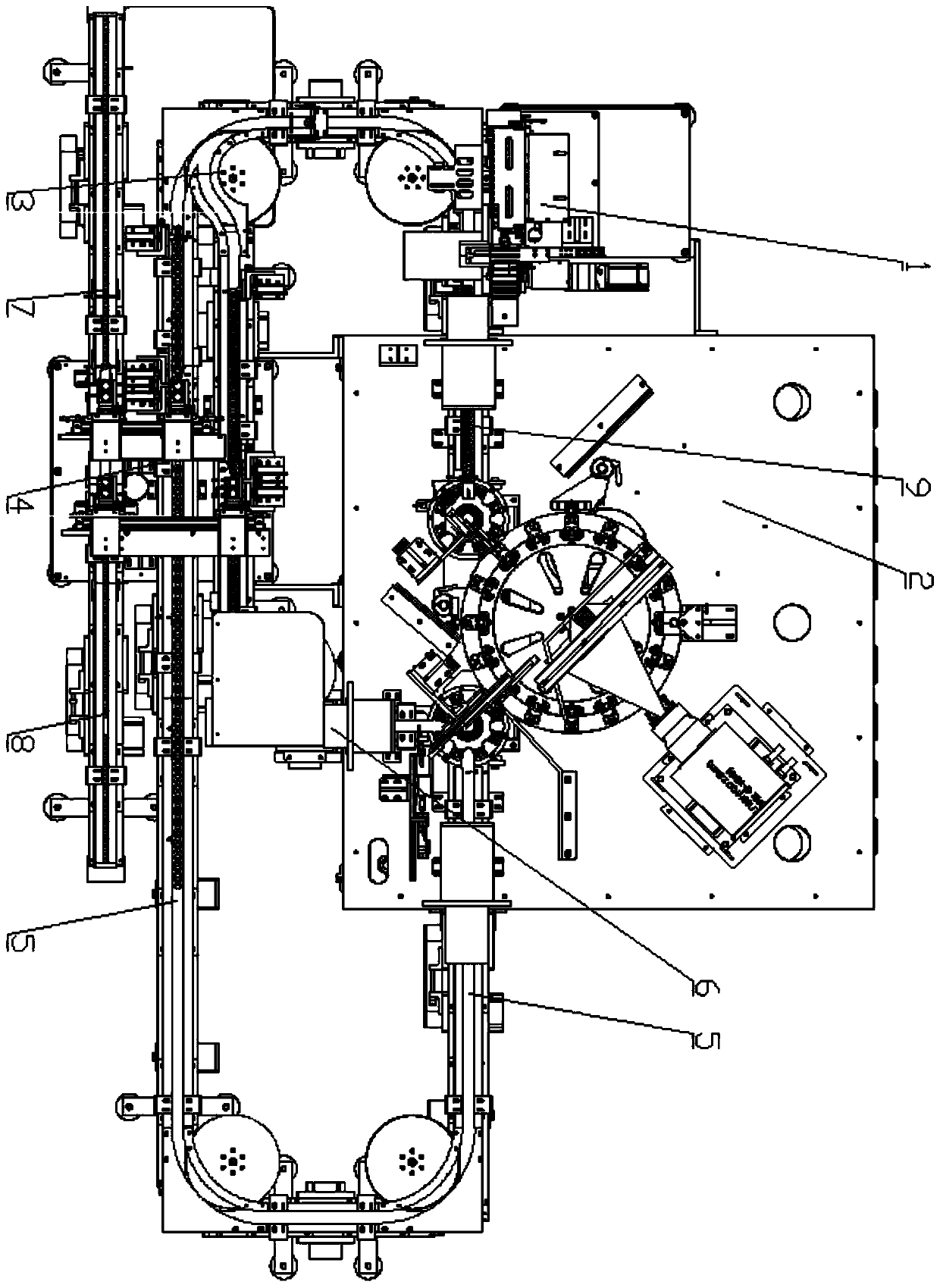 A fully automatic battery inspection device