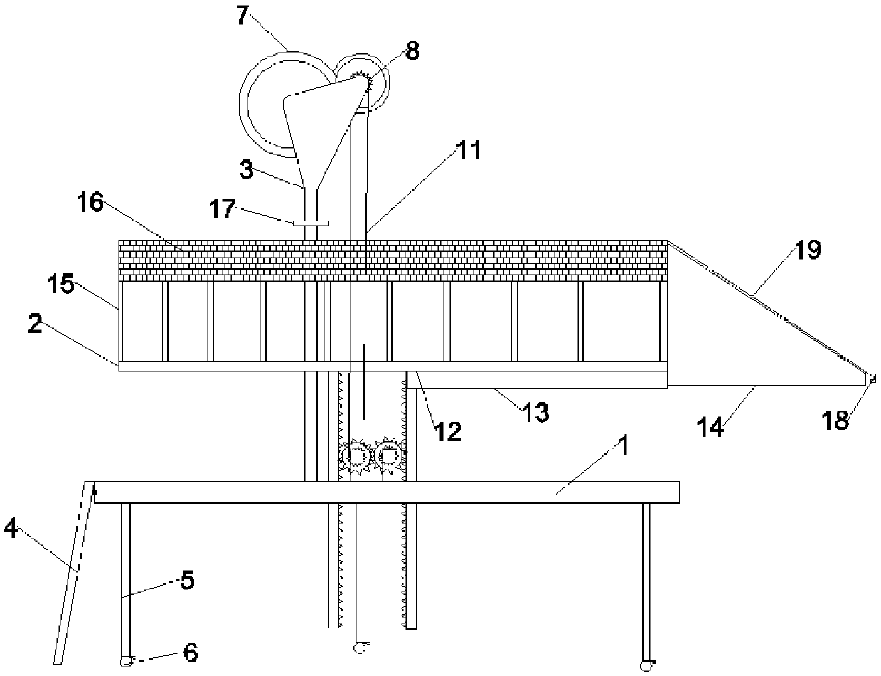 Scaffold with adjustable height and size