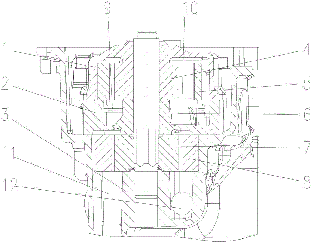 Rotor type double-stage oil pump